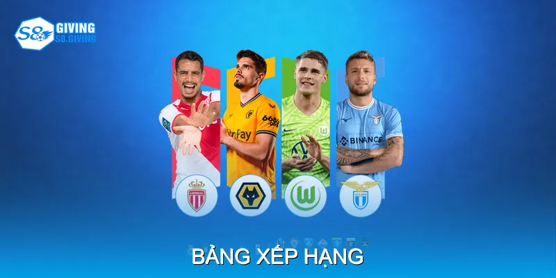 Bảng Xếp Hạng Cập Nhật Liên Tục Nhất Các Giải Bóng Đá